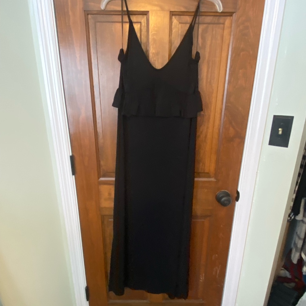 Boutique black maxi dress